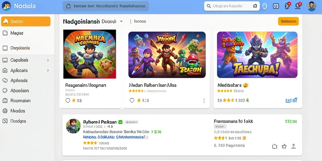 Gambaran peta dunia fantastis yang dapat dijelajahi oleh pemain.