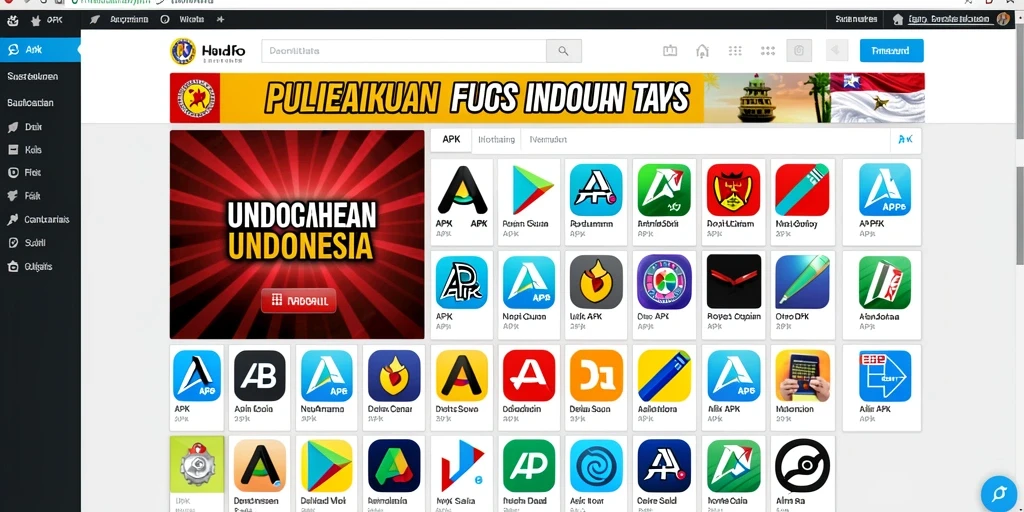 Grafis menarik dan penuh warna.