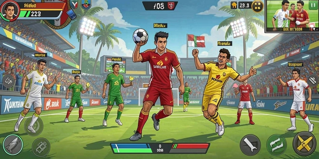 Tampilan level menantang yang harus diselesaikan.