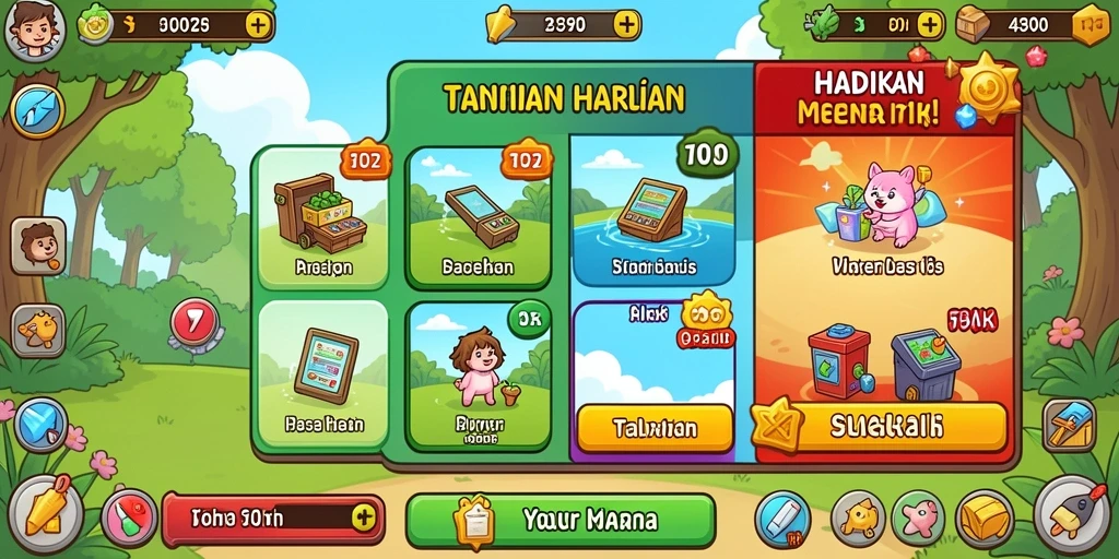 Karakter dengan kemampuan unik dan menarik.