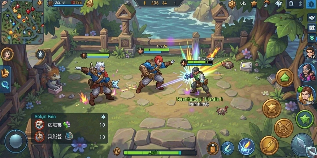 Tangkapan layar dari tantangan level menengah yang seru.
